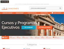 Tablet Screenshot of capacitarteuba.org
